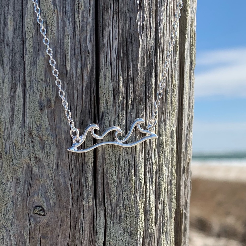 Ocean Wave Necklace Beach Island Hawaiian Style